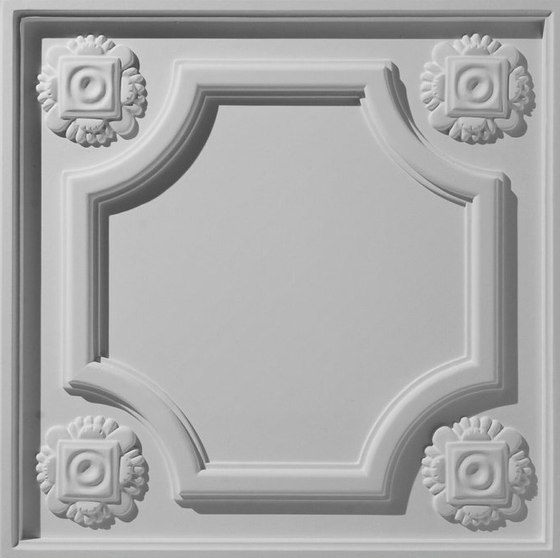 Mayan Flower Ceiling Tile | Panneaux matières minérales | Above View Inc