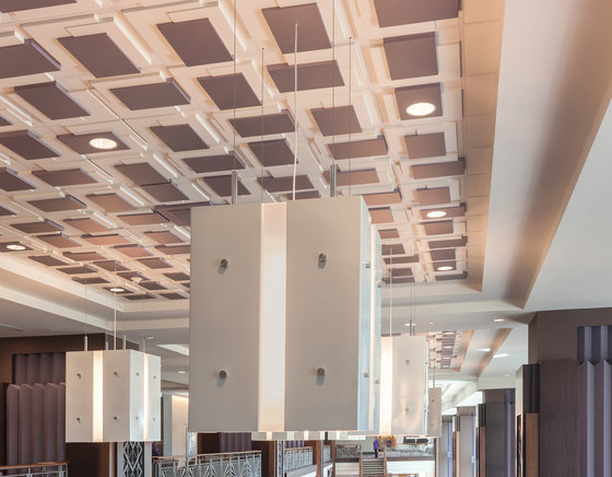 Platforms Ceiling Tile | Mineral composite panels | Above View Inc