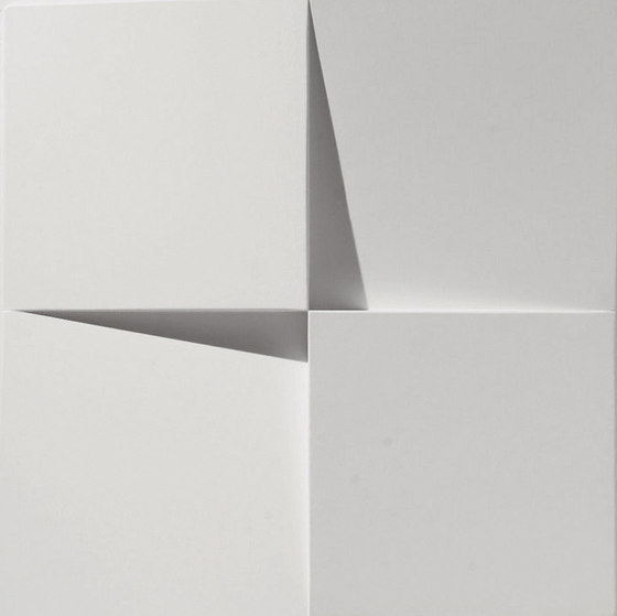 Quad Wedge Ceiling Tile | Mineralwerkstoff Platten | Above View Inc