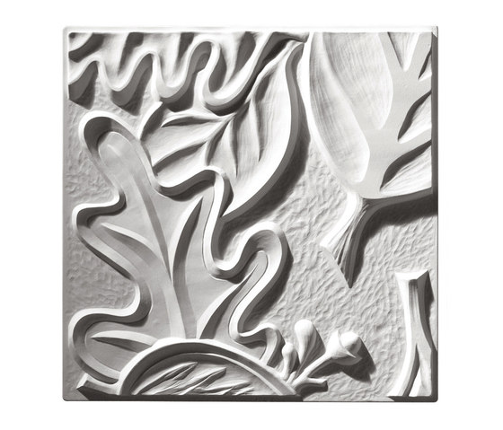 Retro Leaf Panel B Ceiling Tile | Lastre minerale composito | Above View Inc