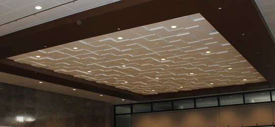 Square Drop 2 Ceiling Tile | Lastre minerale composito | Above View Inc