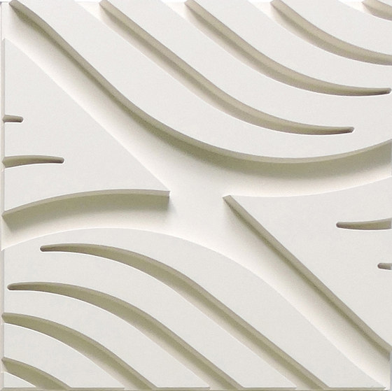 Wave A Ceiling Tile | Mineral composite panels | Above View Inc