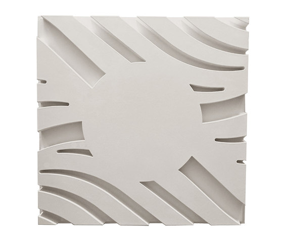 Wave A Smooth Center Ceiling Tile | Mineral composite panels | Above View Inc