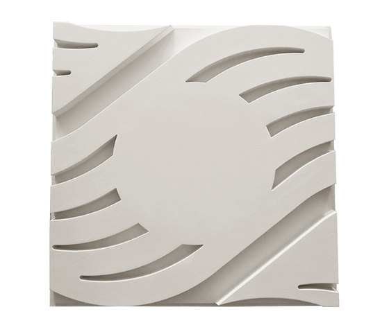 Wave B Smooth Center Ceiling Tile | Mineralwerkstoff Platten | Above View Inc