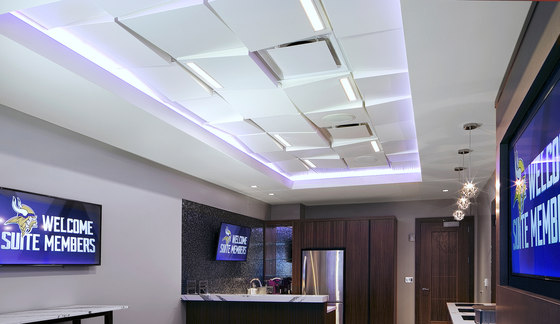 Wedge Ceiling Tile | Lastre minerale composito | Above View Inc