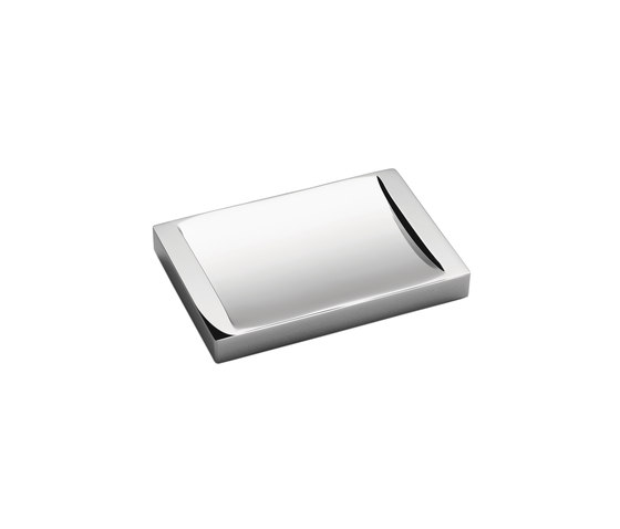 Chrome plated brass standing soap dish holder | Seifenhalter | COLOMBO DESIGN