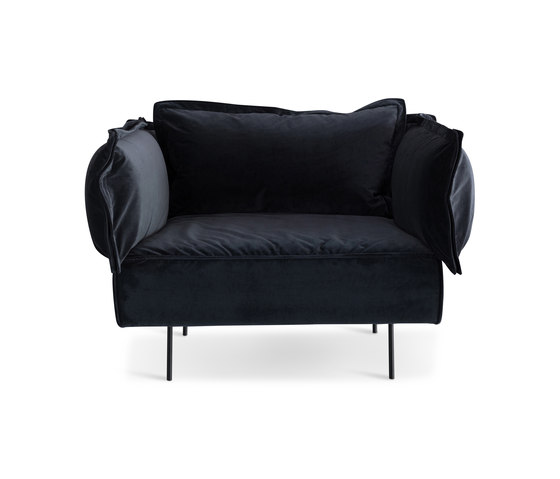 1-Seat Lounge Chair - dark grey | Sillones | HANDVÄRK