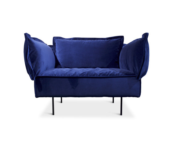 1-Seat Lounge Chair - royal blue | Sillones | HANDVÄRK