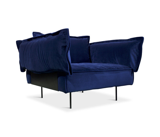 1-Seat Lounge Chair - royal blue | Armchairs | HANDVÄRK