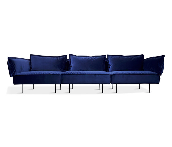 3-Seat Sofa - royal blue | Divani | HANDVÄRK