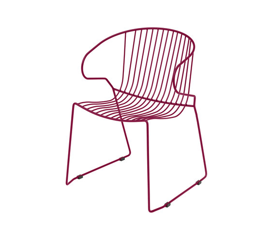 Bolonia Chair | Red Wine | Chairs | iSimar