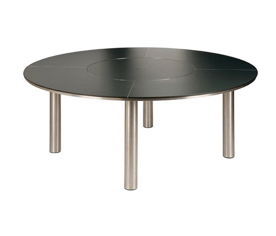 Equinox | Dining Table & Lazy Susan 180 | Dining tables | Barlow Tyrie