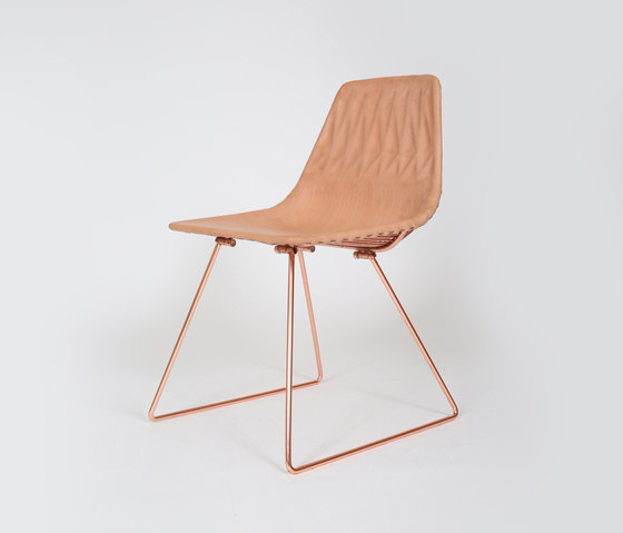 Lucy Side Chair - Leather Lucy Saddle Pad | Chairs | Bend Goods