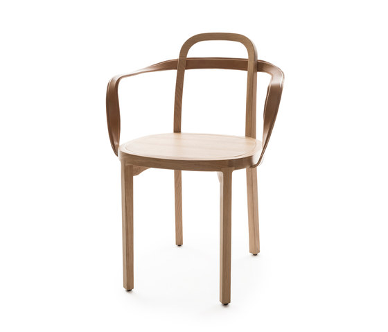 Siro+ | Chair with Armrests | oak | Sillas | Woodnotes