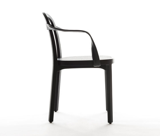 Siro+ | Chair with Armrests | black | Chaises | Woodnotes