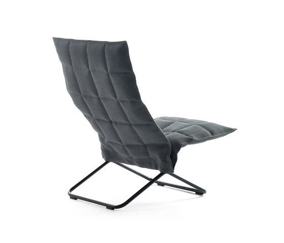 k Chair | narrow | with Tubular Frame | Poltrone | Woodnotes