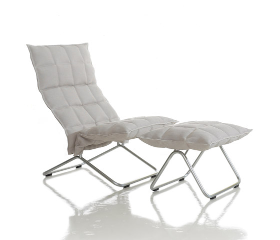 k chair | narrow | with k Ottoman | Fauteuils | Woodnotes