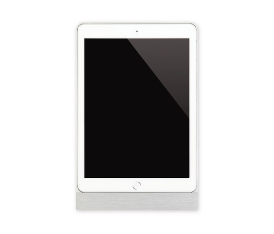 Eve Pro 9.7” Brushed Aluminium Square | Estaciones smartphone / tablet | Basalte