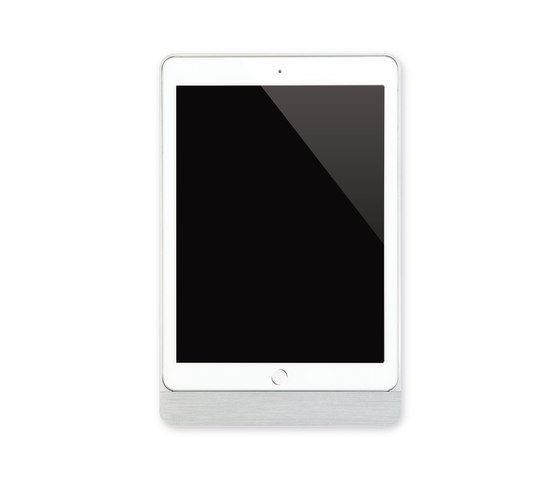 Eve Pro 9.7” Brushed Aluminium Rounded | Dock smartphone / tablet | Basalte