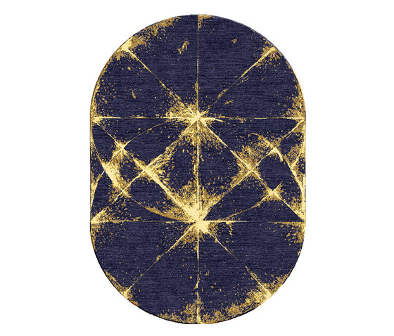 Nakshatra rug in wool and silk, hand-knotted | Formatteppiche | Atelier Février