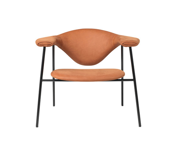 Masculo Lounge Chair – 4-legged metal version | Sessel | GUBI
