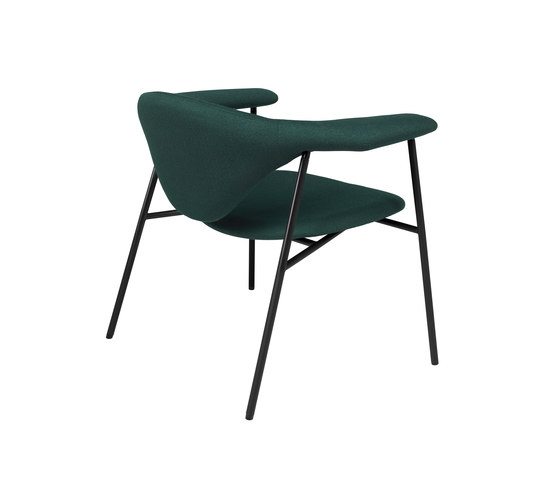 Masculo Lounge Chair – 4-legged metal version | Armchairs | GUBI