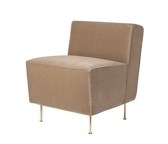Modern Line Lounge Chair - Dining Height | Fauteuils | GUBI