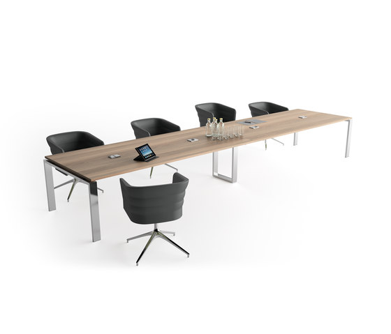 Concepto Free | Chromo | Siena Nogal | Contract tables | Ofifran
