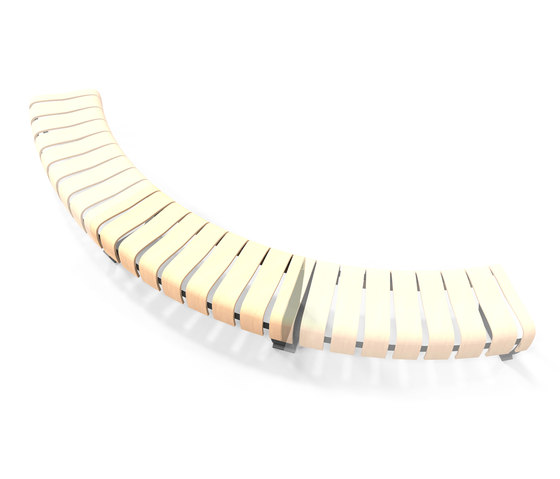 Nova C Wide Bench curved module | Bancos | Green Furniture Concept