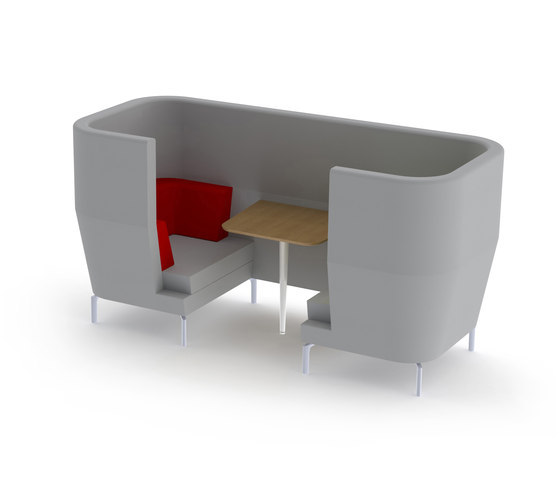 Entente High Back Booth - 2 Person | Sofas | Boss Design