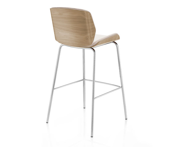 Kruze Stool - 4 Leg with back | Bar stools | Boss Design