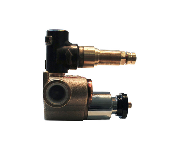rough-in valves | pure•2 | opus•2 | 1/2" thermostatic tub/shower rough-in valve with volume control | Elementos internos pared | Blu Bathworks