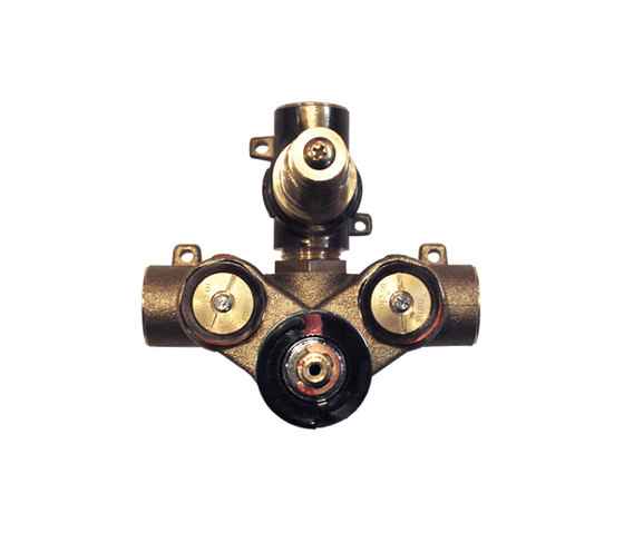 rough-in valves | pure•2 | opus•2 | 1/2" thermostatic tub/shower rough-in valve with volume control | Elementi incasso parete | Blu Bathworks