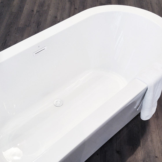 wastes | waste and overflow kit for acrylic bathtubs, White Gloss | Scarichi vasca | Blu Bathworks