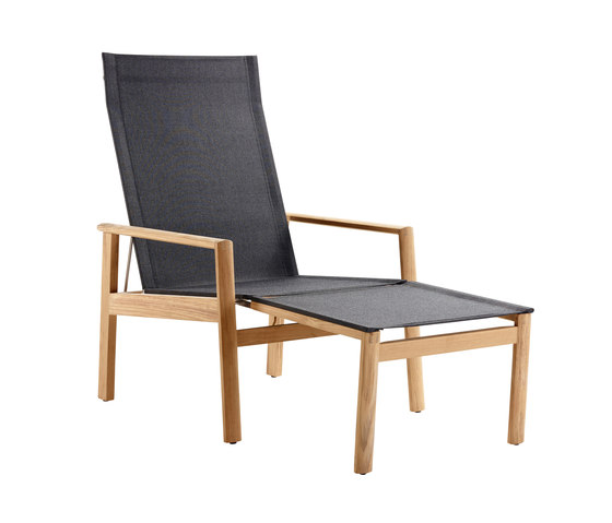 Safari Deck Chair, incl. Footstool | Armchairs | solpuri