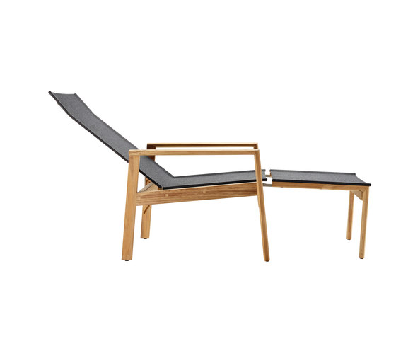 Safari Deck Chair, incl. Footstool | Armchairs | solpuri