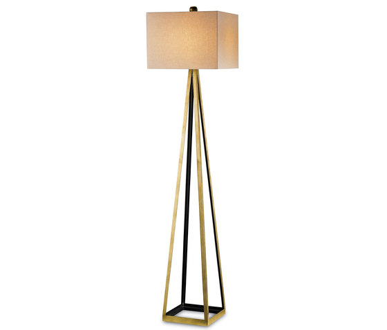 Bel Mondo Floor Lamp, Gold | Luminaires sur pied | Currey & Company