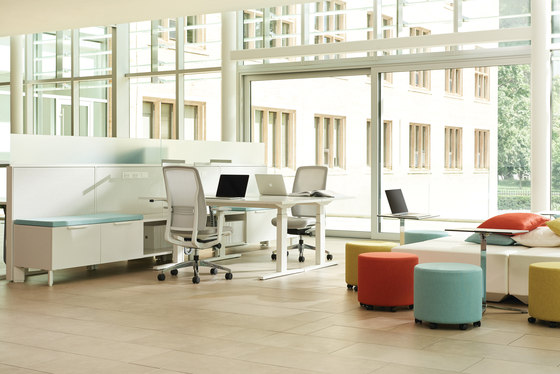 Height-Adjustable Bench | Mesas contract | Teknion