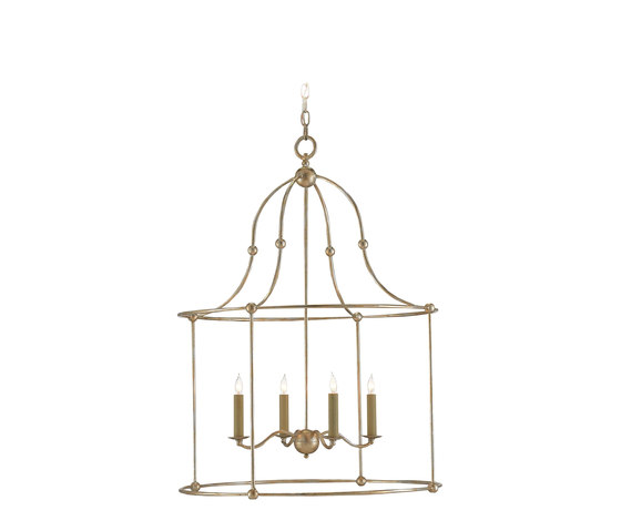 Fitzjames Lantern | Suspended lights | Currey & Company