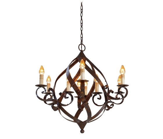 Gramercy Chandelier | Suspended lights | Currey & Company