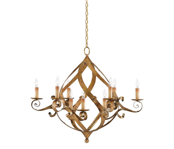 Gramercy Chandelier | Suspended lights | Currey & Company