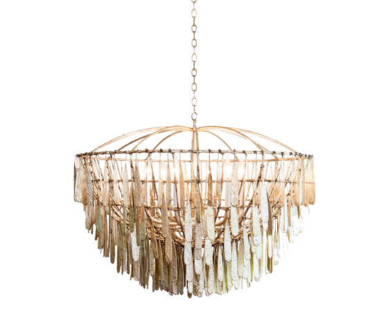 Gilded Cage Large Round Chandelier | Chandeliers | Fisher Weisman