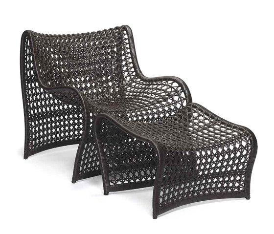 Lola Outdoor Chair and Ottoman | Sessel | Pfeifer Studio