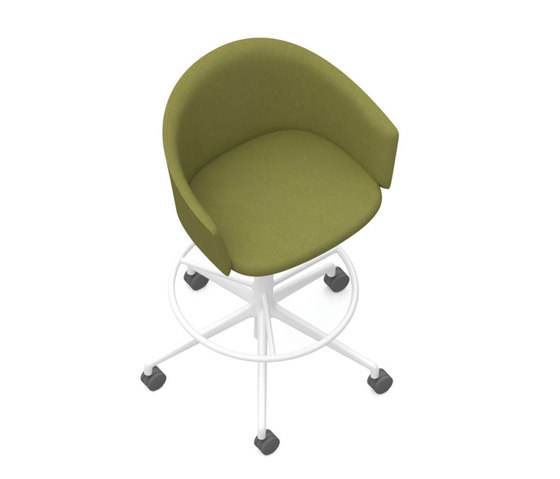 Zones Club Chairs | Sillas de trabajo altas | Teknion