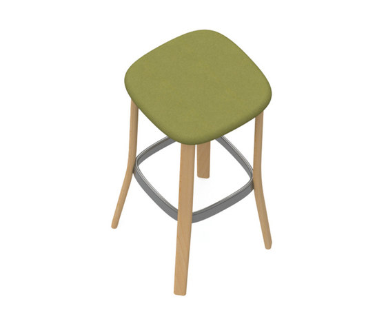 Zones High Backless Stool | Bar stools | Teknion