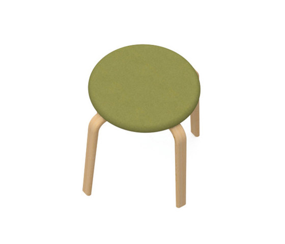 Zones Stacking Low Backless Stool | Poufs | Teknion