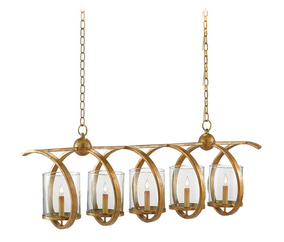 Maximus Rectangular Chandelier | Pendelleuchten | Currey & Company