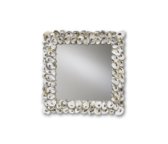 Oyster Shell Mirror | Miroirs | Currey & Company