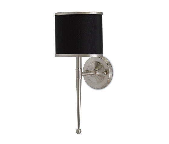 Primo Wall Sconce W/ Black Shade | Wall lights | Currey & Company
