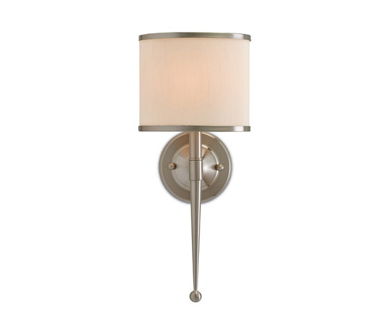 Primo Wall Sconce W/ Cream Shade | Appliques murales | Currey & Company